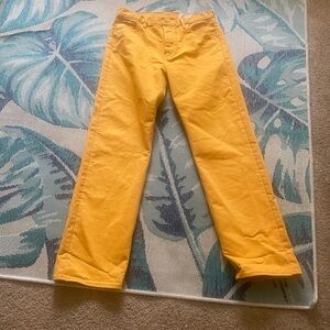 Calvin Klein x Heron Preston Straight Leg Jeans Gold/Yellow Mens Size 34